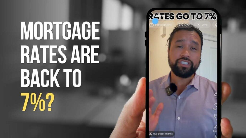 why are mortgage rates heading back to 7%