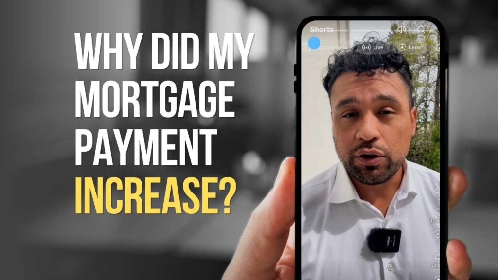 Mortgage broker explaining why a fixed-rate mortgage payment can increase because of taxes and insurance.