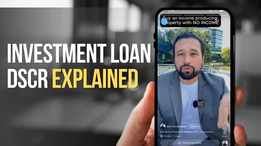 Mortgage broker explaining how to buy a rental property without traditional income documentation using a DSCR loan