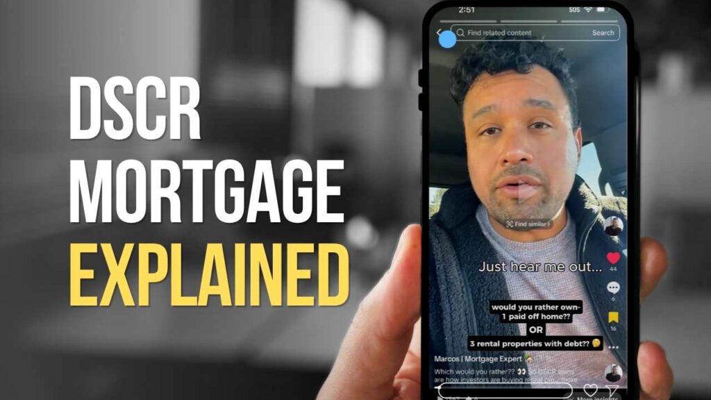 Mortgage broker explaining DSCR loans for real estate investors buying rental properties