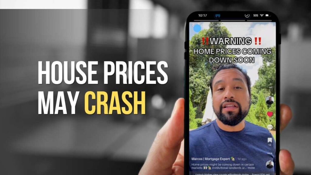 Mortgage broker explaining whether home prices will drop in 2026