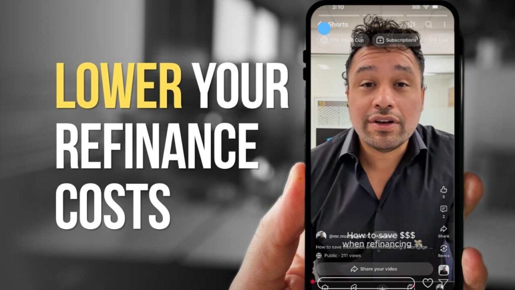 Mortgage broker explaining how homeowners can lower refinance closing costs