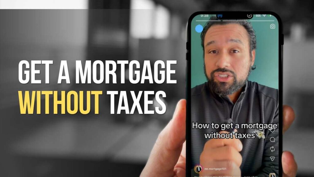 Business owner reviewing a profit and loss statement for a mortgage application